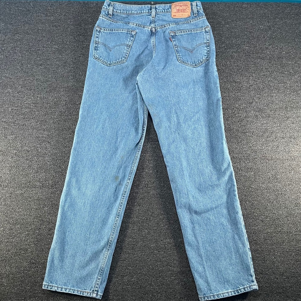 Levi's 550 90s Relaxed Fit Jeans Mens 36x34 Blue Good Vintage Tapered Leg USA
